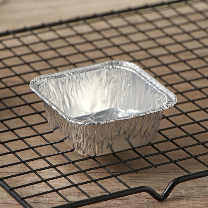 Набор форм для выпечки из фольги Доляна, 90 мл, 7,5×3 см, 50 шт Набор форм для выпечки из фольги Доляна, 90 мл, 7,5×3 см, 50 шт