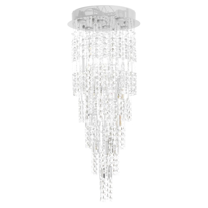 Светильник каскад Светильник каскад "Доменика" 6xLED 6xG4 хром 40х40х100см BayerLux