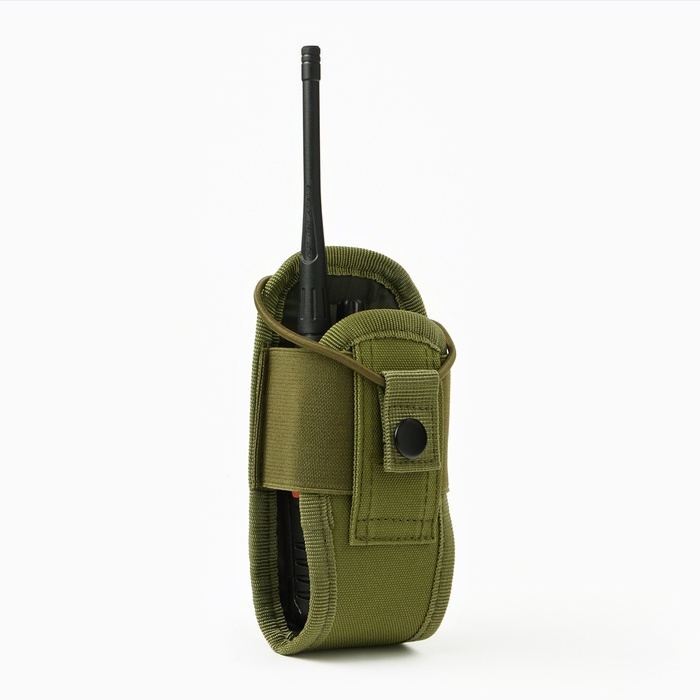 Подсумок тактический под рацию Baofeng, 6.5×5×15 см, на пояс и бронежилет, MOLLE, олива Подсумок тактический под рацию Baofeng, 6.5×5×15 см, на пояс и бронежилет, MOLLE, олива