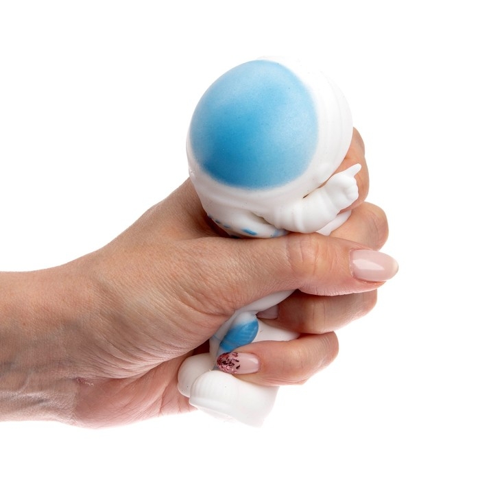 Мялка &laquo;Космонавт&raquo; с пастой, цвета МИКС