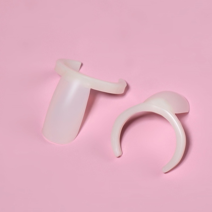 Палитра для лаков на баночку «Ноготки», d - 2 см, 50 шт, форма мягкий квадрат, цвет слоновая кость Палитра для лаков на баночку «Ноготки», d - 2 см, 50 шт, форма мягкий квадрат, цвет слоновая кость