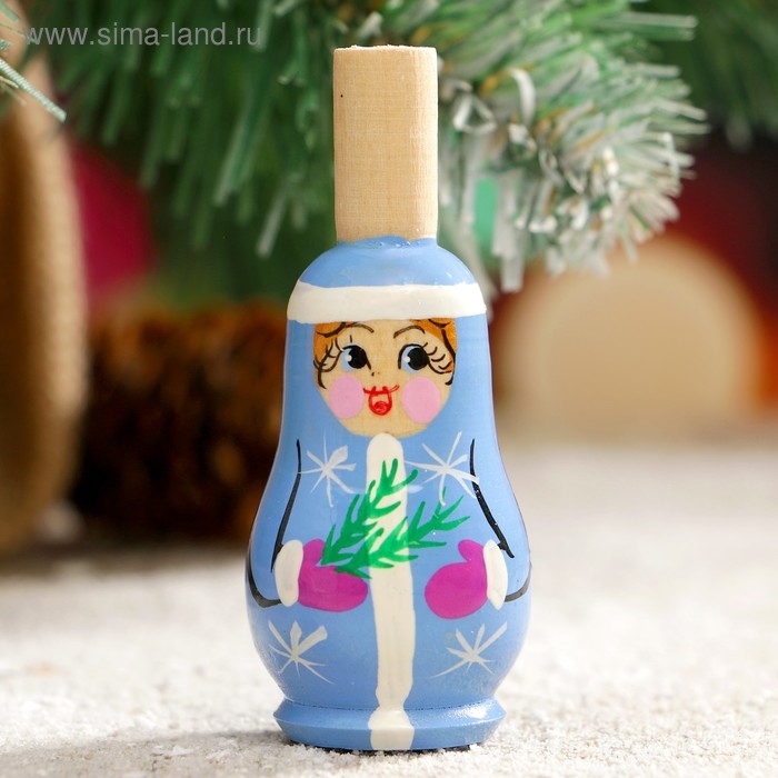Свистулька «Снегурочка», 3х7 см, микс Свистулька «Снегурочка», 3х7 см, микс