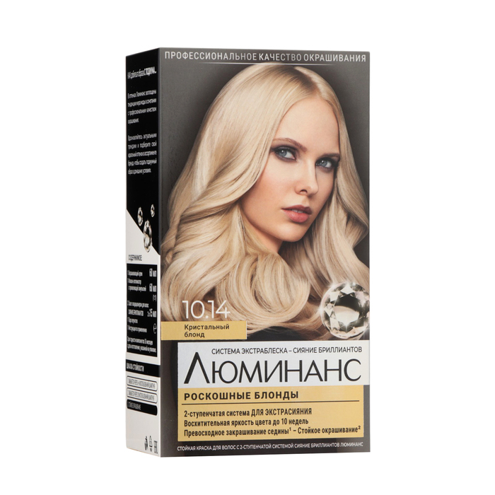 Краска для волос Люминанс 10.14 Кристальный блонд Краска для волос Люминанс 10.14 Кристальный блонд
