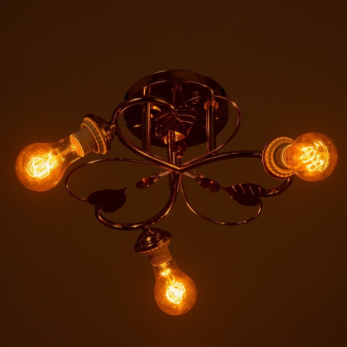 Люстра Люстра "Дорис" бп 3х40Вт Е27 Золото МОДЕЛЬ: 2679462