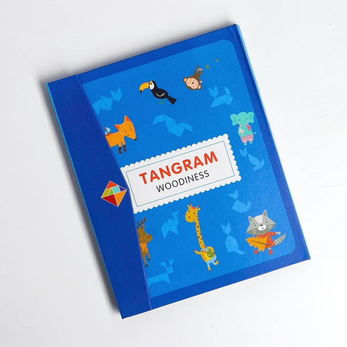 Магнитный танграм «В книжке», 1,5 × 18 × 22 см