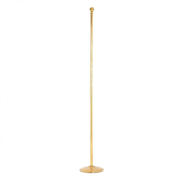 Флагшток напольный 2 м, телескопический, платформа d-30 см