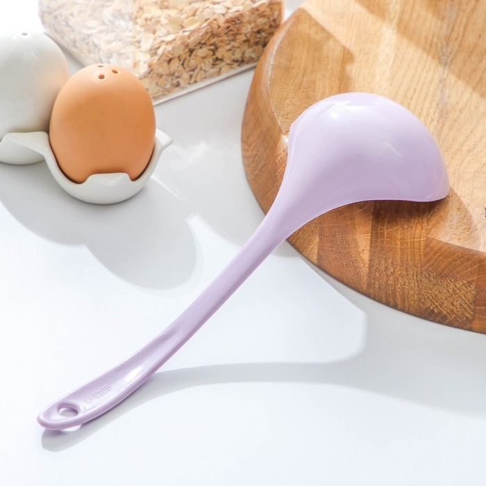 Половник пластиковый Доляна «Унция», 24×8×5 см, цвет МИКС Половник пластиковый Доляна «Унция», 24×8×5 см, цвет МИКС