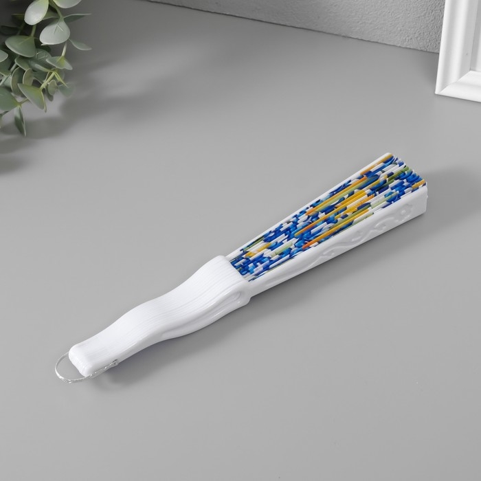 Веер пластик, текстиль  Веер пластик, текстиль "Сочные лимоны" МИКС 23 см