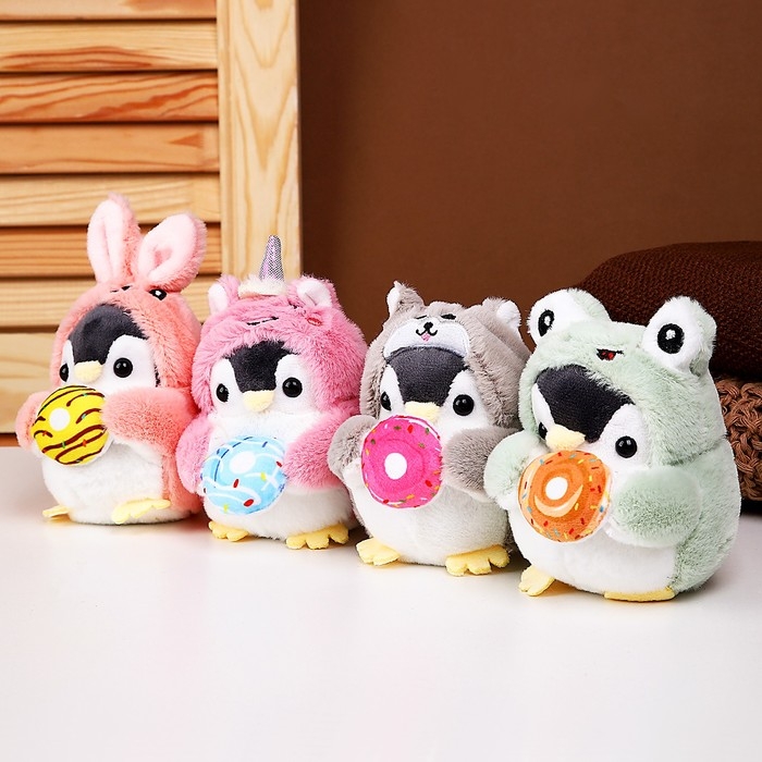 Мягкая игрушка «Пингвинчик в костюме», 11 см, МИКС Мягкая игрушка «Пингвинчик в костюме», 11 см, МИКС