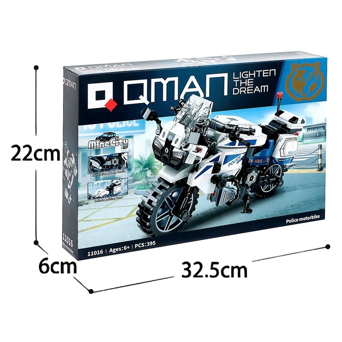 Конструктор Спецназ «Мотоцикл», 395 деталей Конструктор Спецназ «Мотоцикл», 395 деталей