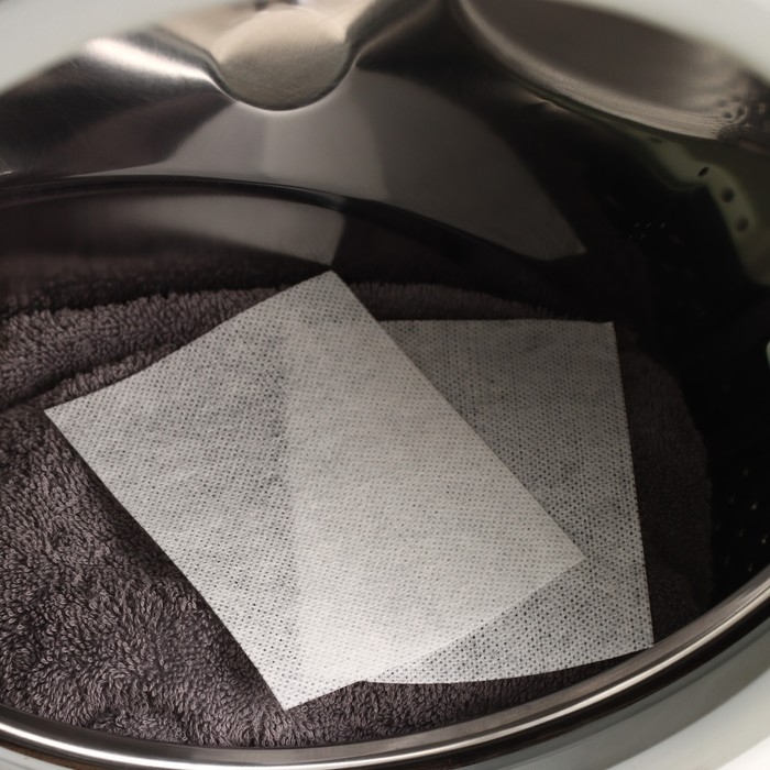 Салфетки для стирки цветного белья Доляна, 20 шт, цвет белый Салфетки для стирки цветного белья Доляна, 20 шт, цвет белый