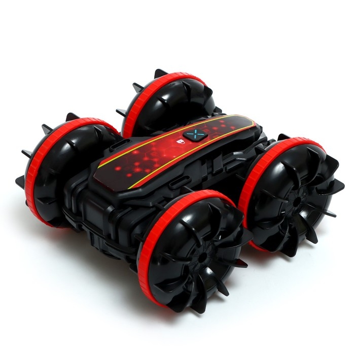 Машина-перевёртыш «Амфибия», работает от аккумулятора, управление жестами, плавает, цвет красный Машина-перевёртыш «Амфибия», работает от аккумулятора, управление жестами, плавает, цвет красный