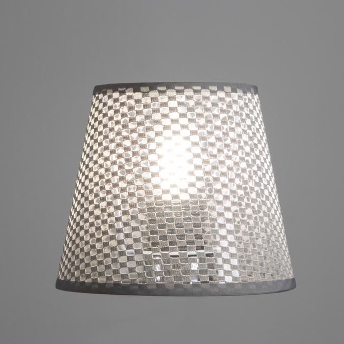 Абажур Е27 серый 15х15х13 см Абажур Е27 серый 15х15х13 см