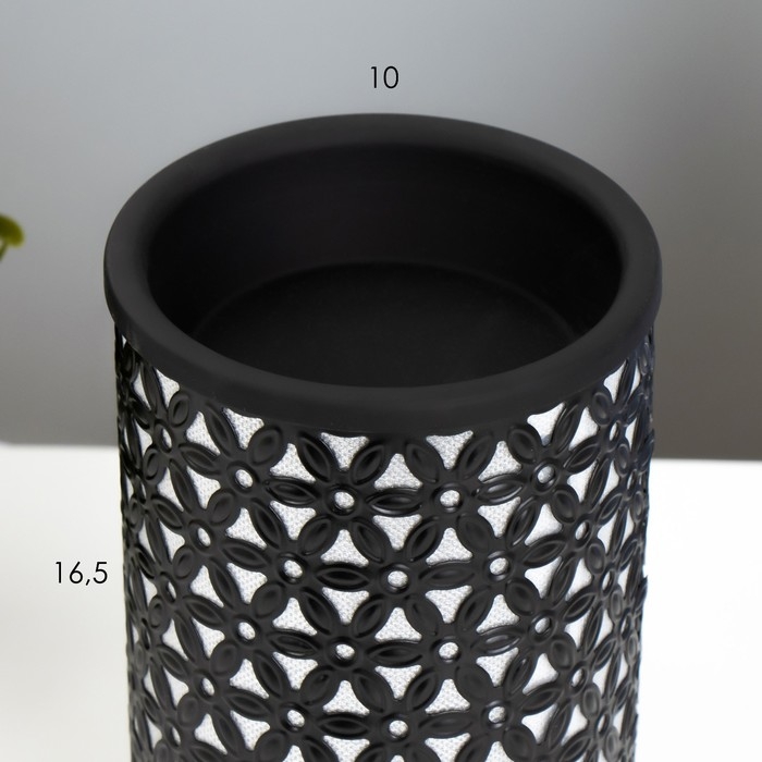 Аромасветильник Аромасветильник "Анди" Е14 25Вт чёрный 11х11х17 см RISALUX