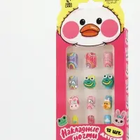 Детские накладные ногти &laquo;Утёнок&raquo;, 12 шт.