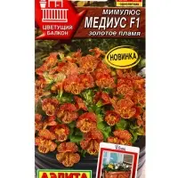 Семена цветов Мимулюс Медиус F1 золотое пламя (драже) С. Cerny Цветущий балкон, Ц/П,10 шт. Семена цветов Мимулюс Медиус F1 золотое пламя (драже) С. Cerny Цветущий балкон, Ц/П,10 шт.
