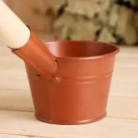 Ковш - черпак для бани и сауны &laquo;Бронза&raquo;, 500 мл, металлический, деревянная ручка, &laquo;Добропаровъ&raquo;