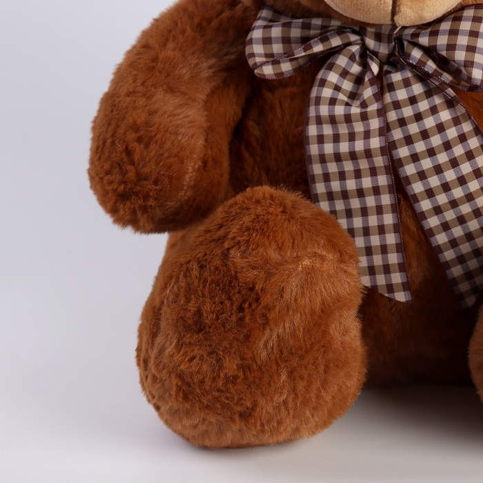 Мягкая игрушка «Медведь», с бантом, 30 см, цвет коричневый Мягкая игрушка «Медведь», с бантом, 30 см, цвет коричневый