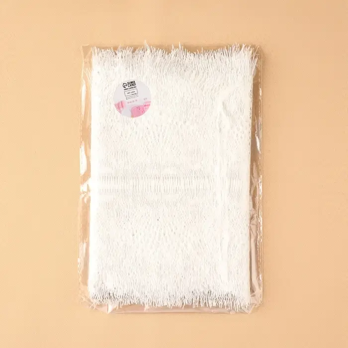 Кружево реснички, 195 мм, 3&plusmn;0.5 м, белое