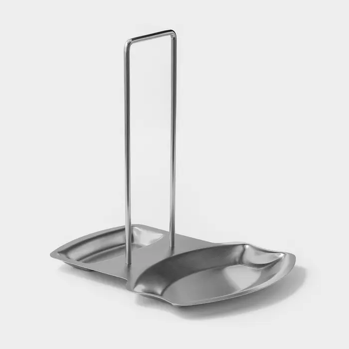 Подставка для крышки и ложки, 19.5&times;16 см, нержавеющая сталь