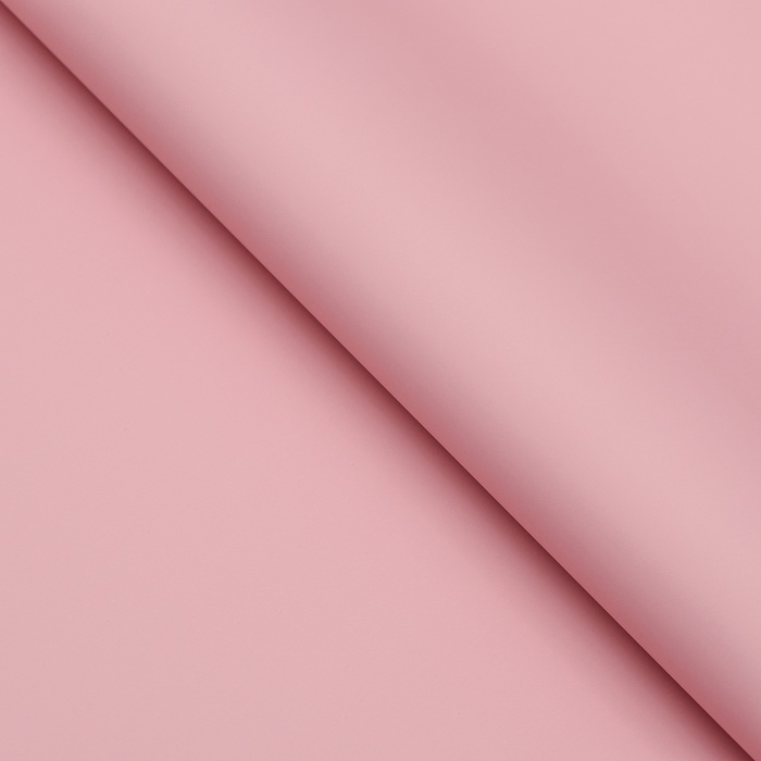 Пленка для цветов тонированная, матовая, розовый, 0,5 х 10 м ±1 см, 65 мкм