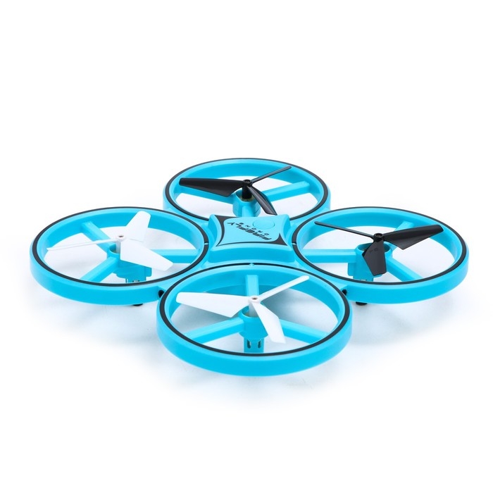 Квадрокоптер радиоуправляемый DRONE, подсветка, работает от аккумулятора, цвет синий Квадрокоптер радиоуправляемый DRONE, подсветка, работает от аккумулятора, цвет синий