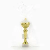 Кубок 162, наградная фигура, золото, подставка камень, 17.8&times;7&times;5 см