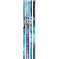 Карандаш чернографитный ErichKrause &laquo;Aquamarine', пластиковый, круглый, с ластиком, МИКС