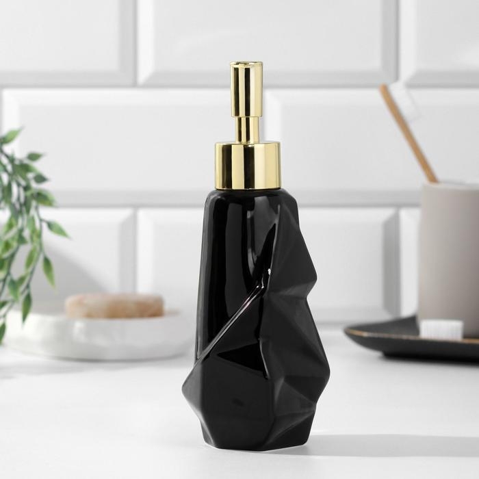 Дозатор для жидкого мыла «Чёрный», 250 мл. Дозатор для жидкого мыла «Чёрный», 250 мл.