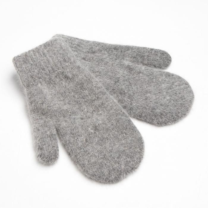 Варежки женские MINAKU однотонные,размер 6,5 цв.серый Варежки женские MINAKU однотонные,размер 6,5 цв.серый