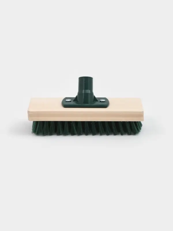 Щётка палубная, 21.5&times;8 см, усиленный угловой держатель с резьбой