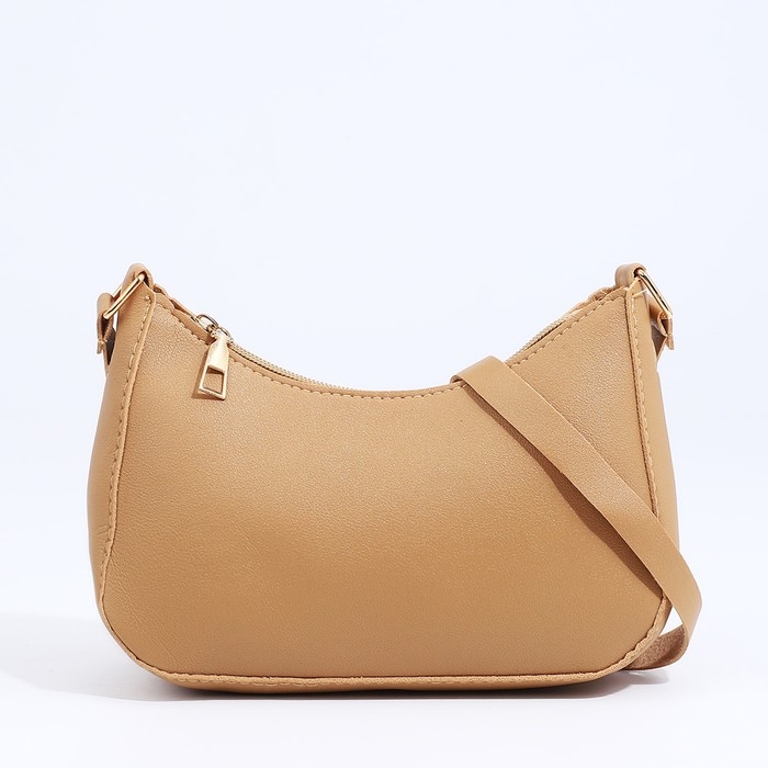 Сумка женская на молнии, цвет бежевый Сумка женская на молнии, цвет бежевый