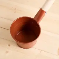 Ковш - черпак для бани и сауны &laquo;Бронза&raquo;, 500 мл, металлический, деревянная ручка, &laquo;Добропаровъ&raquo;