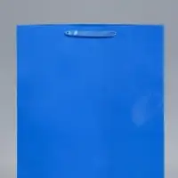 Пакет подарочный ламинированный вертикальный &laquo;Синий&raquo;, XL 40&times;49&times;19 см