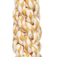 Игрушка канатная плетеная с ручкой,до 55 г, до 23 см