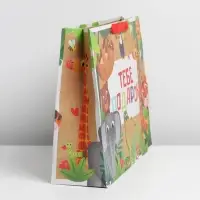 Пакет подарочный крафтовый, упаковка, &laquo;Тебе подарок&raquo;, L 40&times;31&times;11.5 см