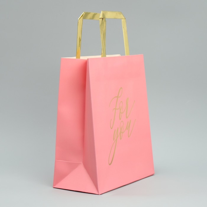 Пакет подарочный, упаковка, «Для тебя», ML 23 х 27 х 11.5 см Пакет подарочный, упаковка, «Для тебя», ML 23 х 27 х 11.5 см