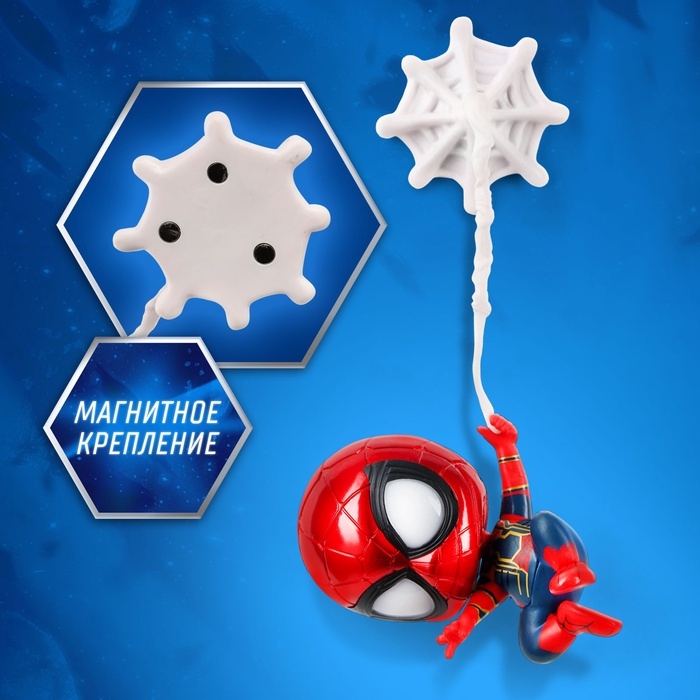 Фигурка MARVEL «Человек-Паук», коллекционная, магнитное крепление, 18 см Фигурка MARVEL «Человек-Паук», коллекционная, магнитное крепление, 18 см