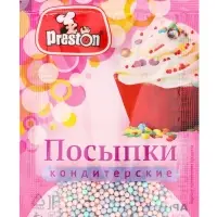 Посыпка кондитерская декоративная Preston &laquo;Радуга-бисер, перламутровый&raquo;, 7 г