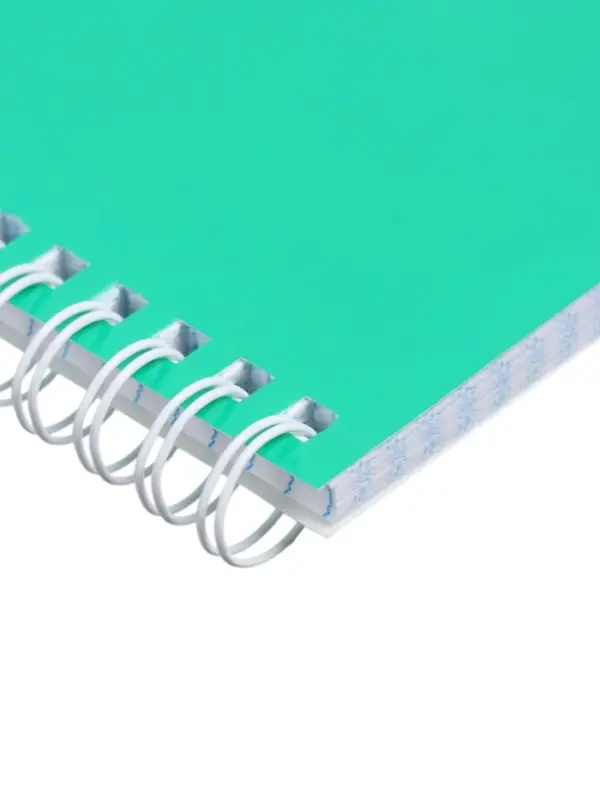 Блокнот BG &laquo;Для конференций&raquo;, А6, 60 листов, в клетку, на гребне, обложка из мелованного картона, бирюзовый, МИКС