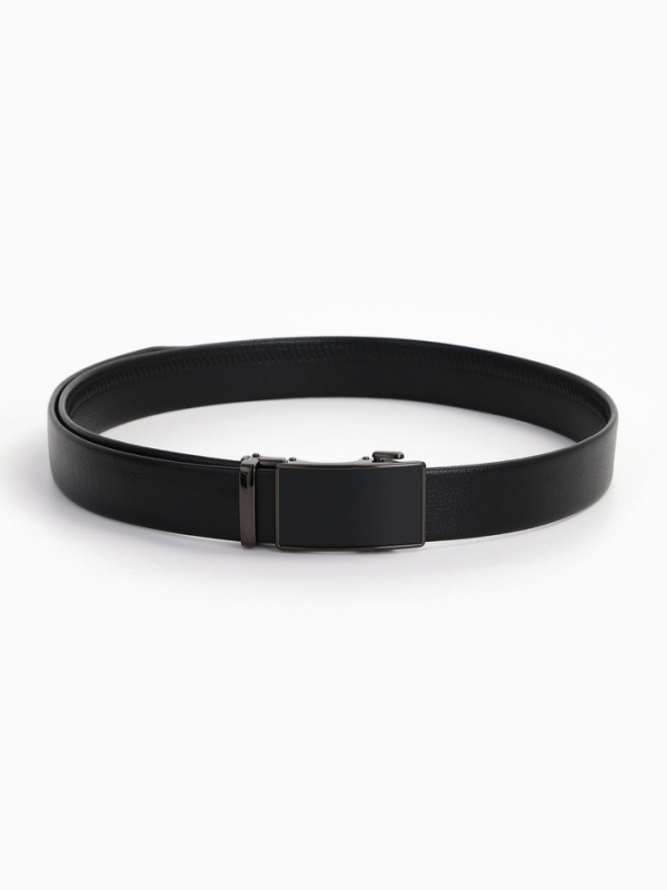 Ремень муж 06-01-07-03, Март2501, 3,5*3*130 см Великан , автомат, под флотер, черный