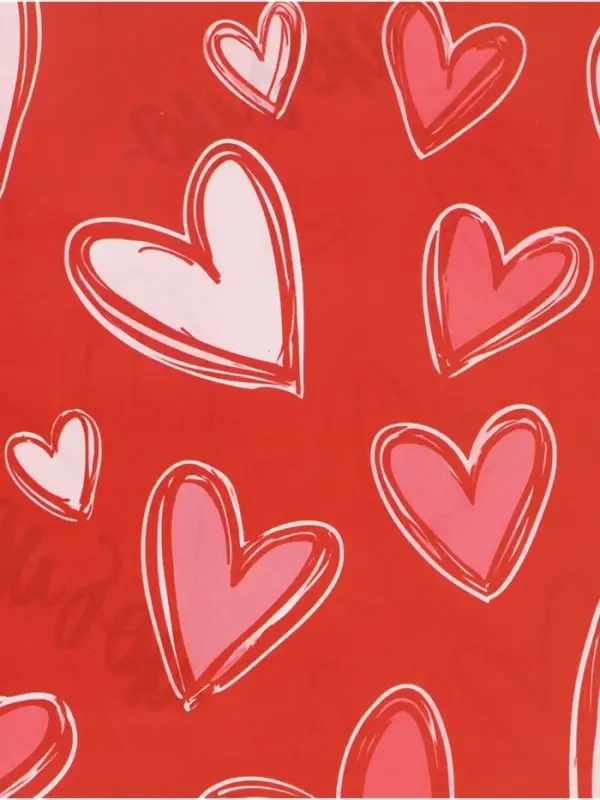 Бумага глянцевая двухсторонняя &laquo;Просто люблю&raquo;, 70&times;100 см