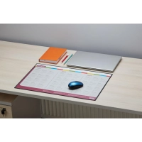 Коврик на стол Attache 59x38см с прозрачным листом календарь на текущий год