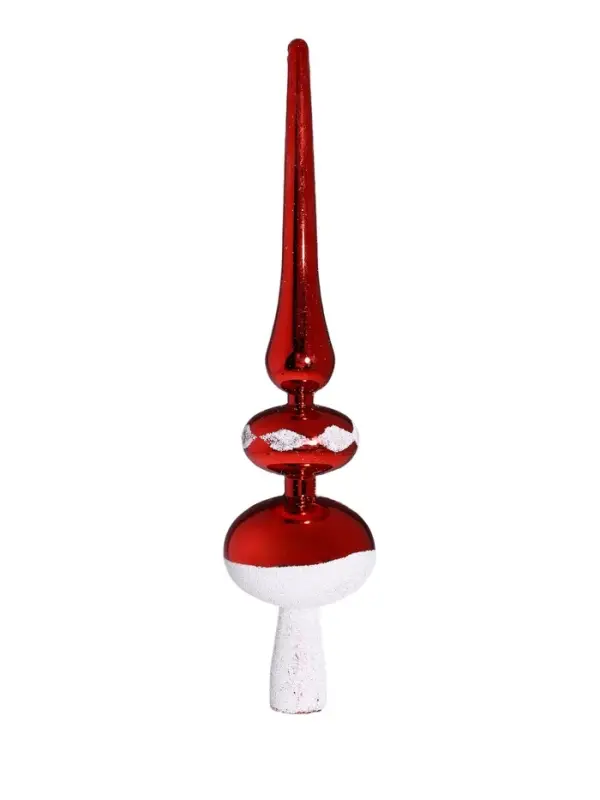 Ёлочные игрушки &laquo;Льдинки&raquo;, новогодние, набор 19 шт., красно-золотой