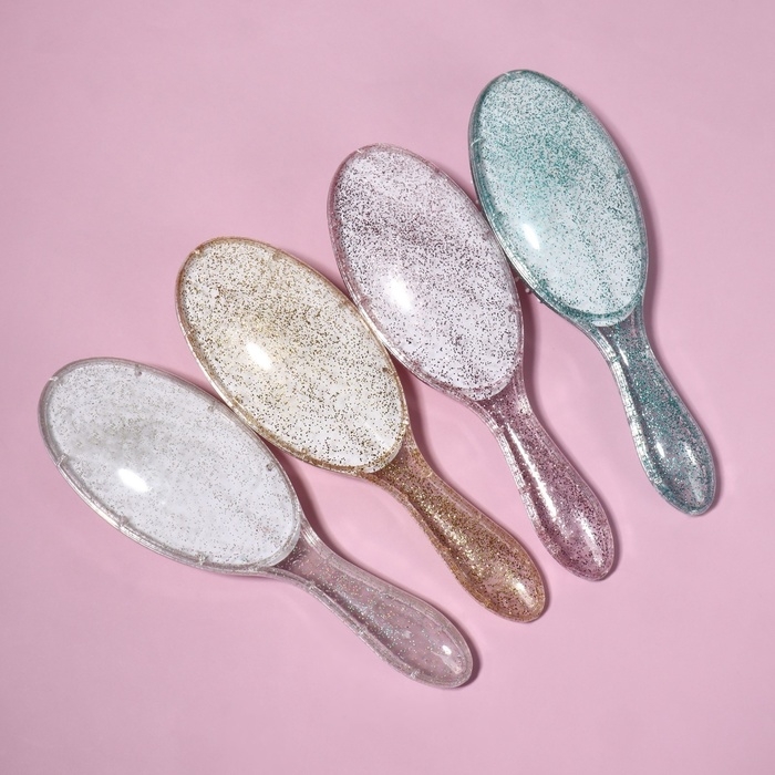 Расчёска массажная, 6,5 × 21,5 см, цвет МИКС Расчёска массажная, 6,5 × 21,5 см, цвет МИКС