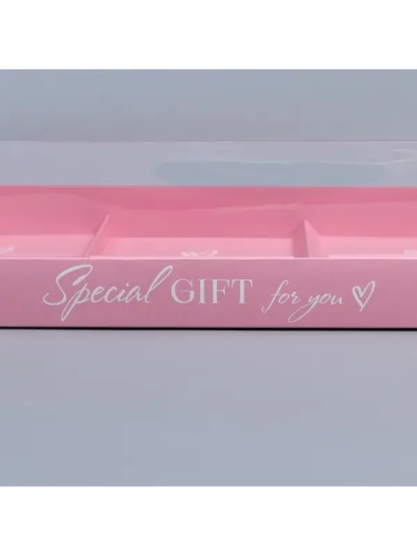 Коробка кондитерская для муссовых пирожных &laquo;Сердечки&raquo;, 27&times;17.8&times;6.5 см