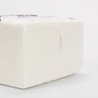 Салфетки бумажные Plushe Standart, 1 слой, 24&times;24 см, 100 шт., белые