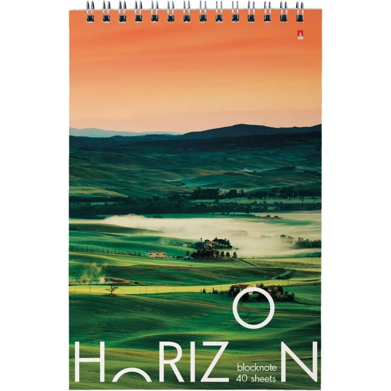 Блокнот А5,40л,клетка,гребень,ПРИРОДА(3-40-053 Д)