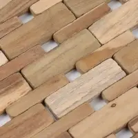 Коврик из тикового дерева, 40&times;30&times;0.7 см