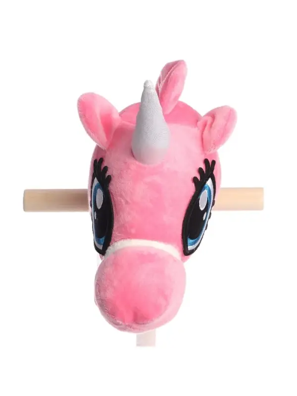 Мягкая игрушка ZABIAKA &laquo;Единорог - скакун&raquo;, на палке, МИКС